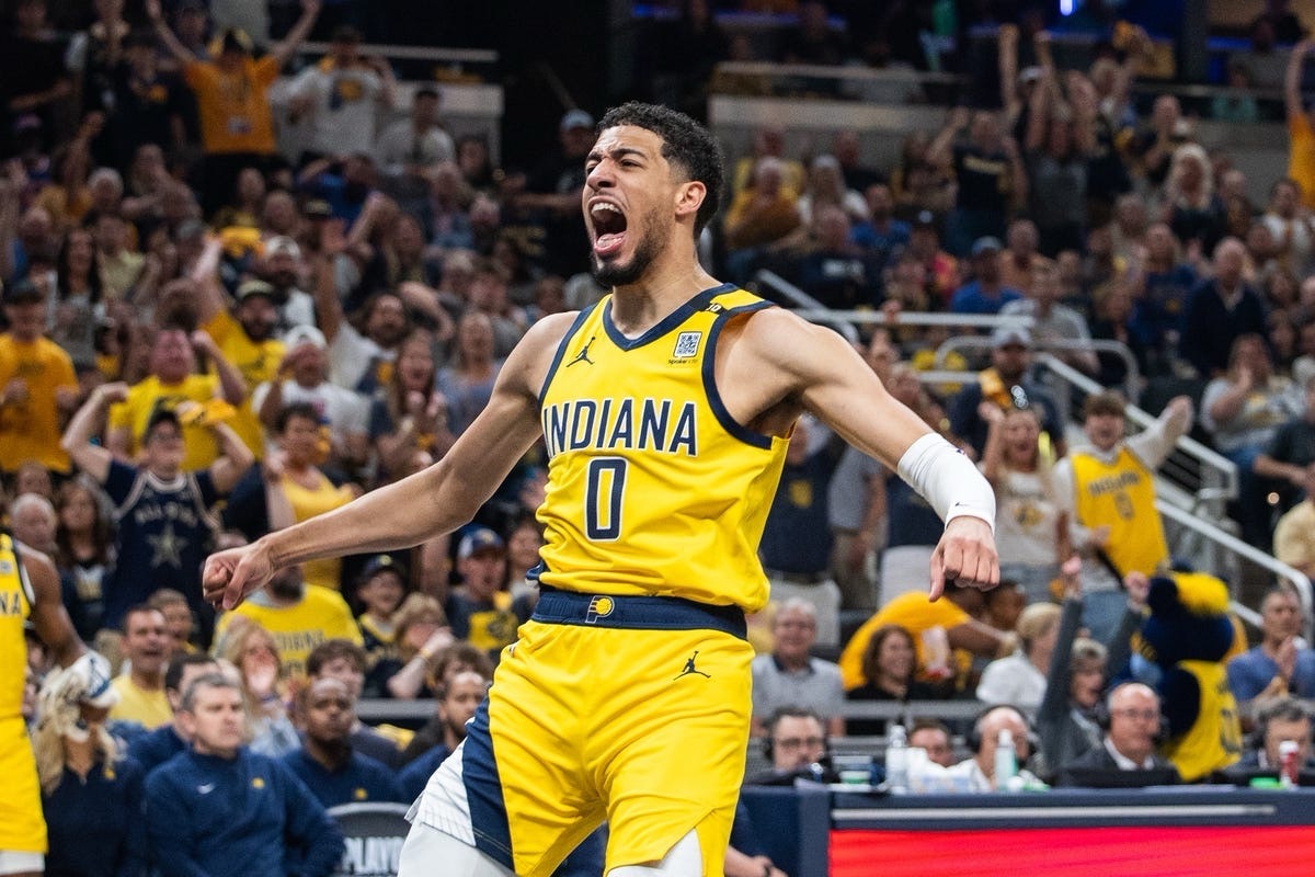 INDIANA TROUNCES KNICKS TO EVEN SERIES AT TWO GAMES