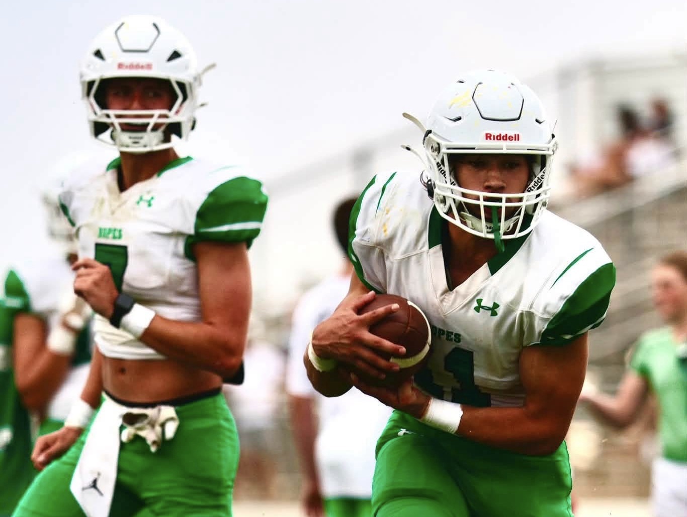 ROPES SHOWS GLIMPSES AND HALE CENTER LOOKED RESILIENT IN SCRIMMAGE